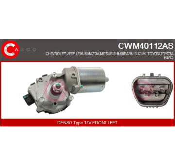 Motor stieračov CASCO CWM40112AS