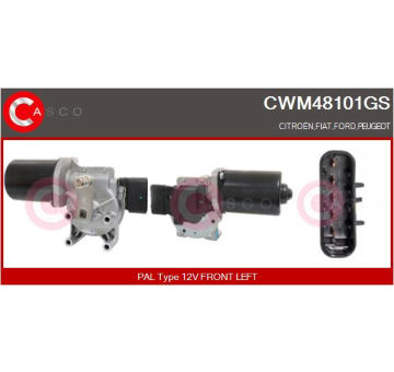 Motor stieračov CASCO CWM32133GS
