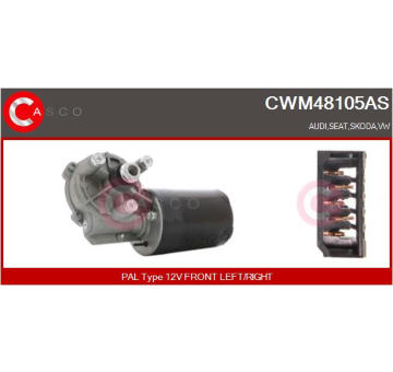 Motor stieračov CASCO CWM48105AS