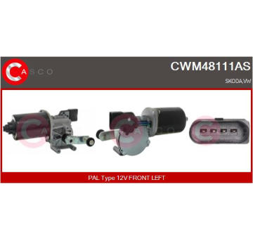 Motor stěračů CASCO CWM48111AS