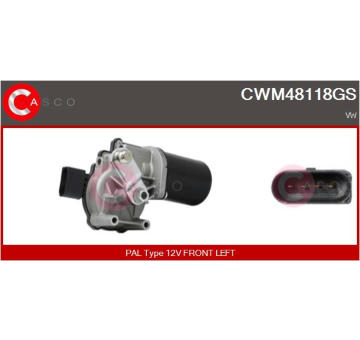 Motor stieračov CASCO CWM48300GS