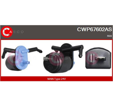 Systém čistenia skiel CASCO CWS30103AS