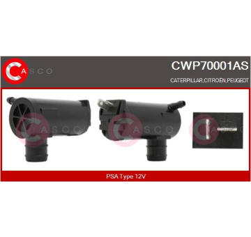 Systém čistenia skiel CASCO CWS30104AS