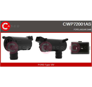 Vodní čerpadlo ostřikovače, čistění skel CASCO CWP72001AS