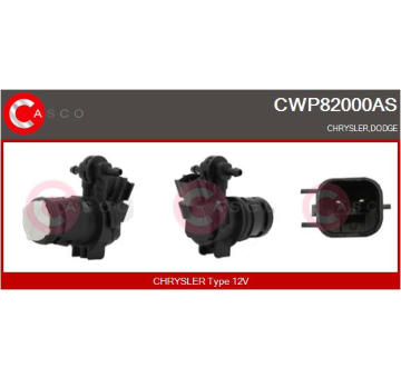 Vodní čerpadlo ostřikovače, čistění skel CASCO CWP82000AS