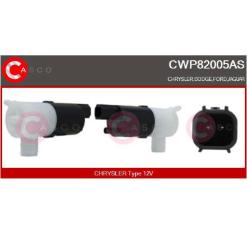Vodní čerpadlo ostřikovače, čistění skel CASCO CWP82005AS