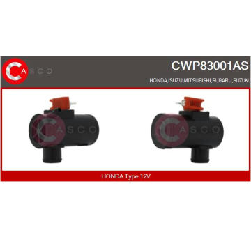 Vodní čerpadlo ostřikovače, čistění skel CASCO CWP83001AS