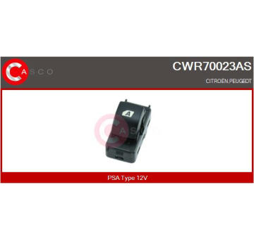 Spínač, zvedací zařízení oken CASCO CWR70023AS