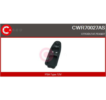 Spínač, zvedací zařízení oken CASCO CWR70027AS