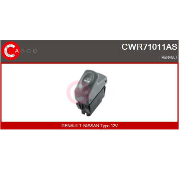 Spínač, zvedací zařízení oken CASCO CWR71011AS