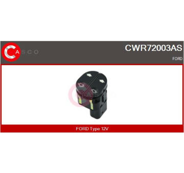 Spínač, zvedací zařízení oken CASCO CWR72003AS