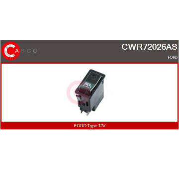 Spínač, vyhřívání sedadla CASCO CIT74800GS