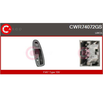 Zámek řízení CASCO CLO73007AS