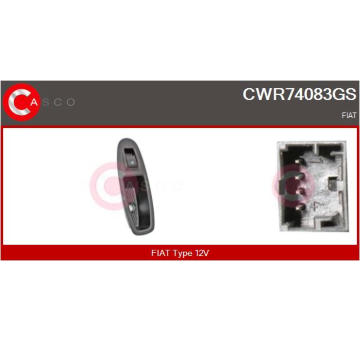 Zámek řízení CASCO CLO74010AS