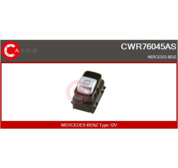 Spínač, zvedací zařízení oken CASCO CWR76045AS