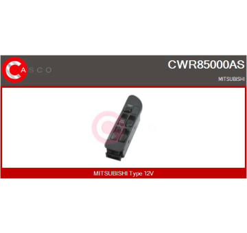 Spínač, zvedací zařízení oken CASCO CWR85000AS
