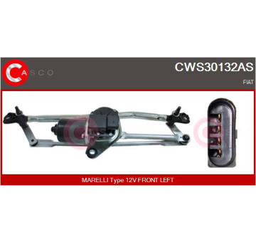 Rameno stierača skiel CASCO CWA71301AS