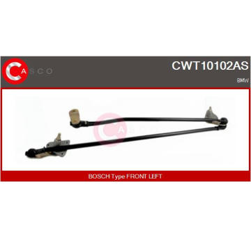 Tyčoví stěračů CASCO CWT10102AS