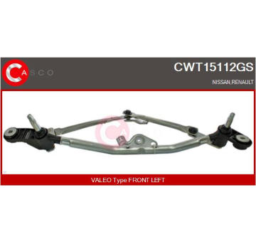 Tyčoví stěračů CASCO CWT15112GS