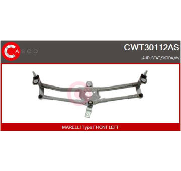 Tyčoví stěračů CASCO CWT30112AS