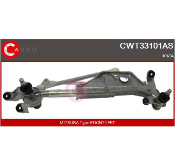 Tyčoví stěračů CASCO CWT33101AS