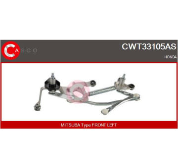 Tyčoví stěračů CASCO CWT33105AS