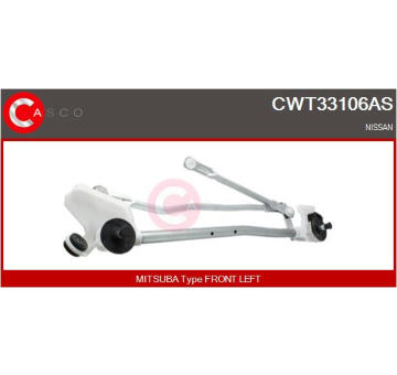 Tyčoví stěračů CASCO CWT33106AS