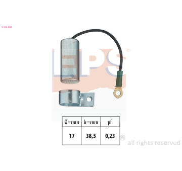 Kondenzátor, zapalovací systém EPS 1.115.023