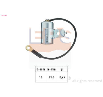 Kondenzátor pre zapaľovanie EPS 1.117.097