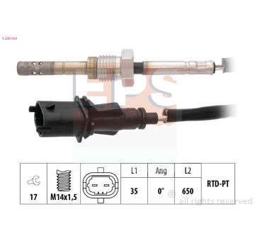 Cidlo, teplota vyfukovych plynu EPS 1.220.164