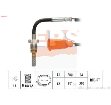 Cidlo, teplota vyfukovych plynu EPS 1.220.273