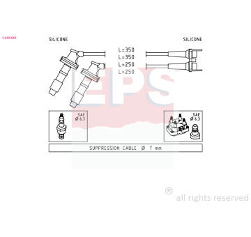 Sada kabelů pro zapalování EPS 1.499.061