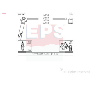 Sada zapaľovacích káblov EPS 1.499.106