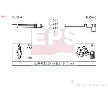 Sada kabelů pro zapalování EPS 1.499.229