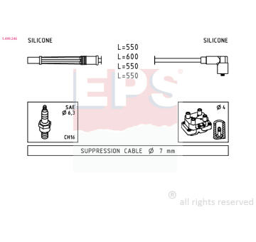 Sada kabelů pro zapalování EPS 1.499.246