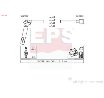 Sada kabelů pro zapalování EPS 1.501.819