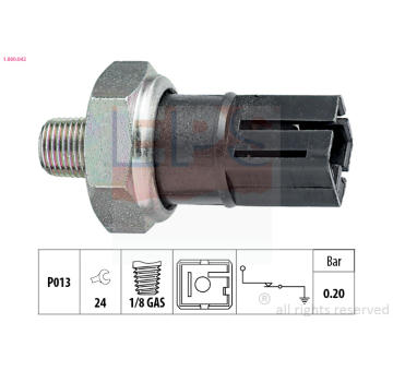 Olejový tlakový spínač EPS 1.800.042
