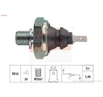 Olejový tlakový spínač EPS 1.800.046