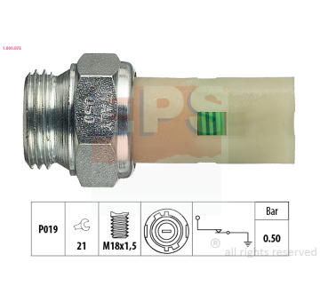 Olejový tlakový spínač EPS 1.800.075