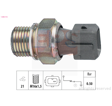 Olejový tlakový spínač EPS 1.800.116