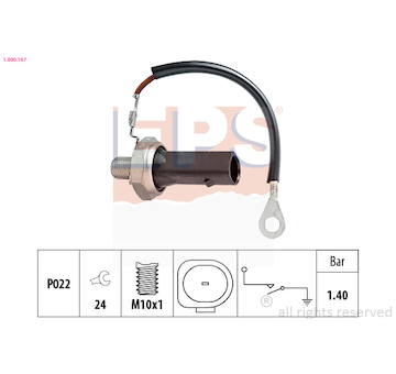 Olejový tlakový spínač EPS 1.800.167