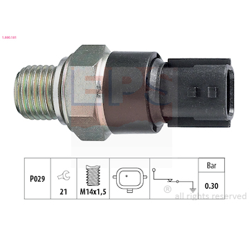 Olejový tlakový spínač EPS 1.800.181