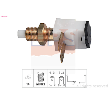 Spinac brzdoveho svetla EPS 1.810.020