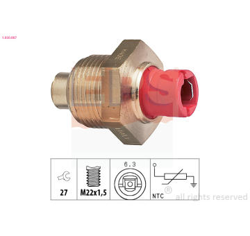 Snímač teploty chladiacej kvapaliny EPS 1.830.087