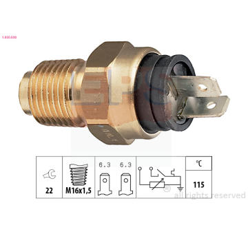 Snímač, teplota chladiva EPS 1.830.500