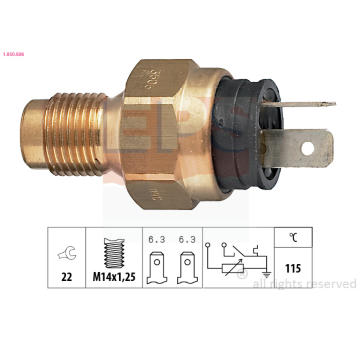 Snímač, teplota chladiva EPS 1.830.506