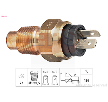 Snímač, teplota chladiva EPS 1.830.509