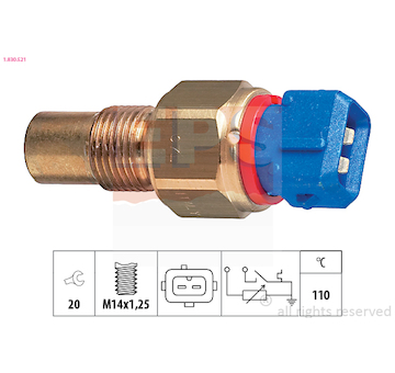 Snímač, teplota chladiva EPS 1.830.521