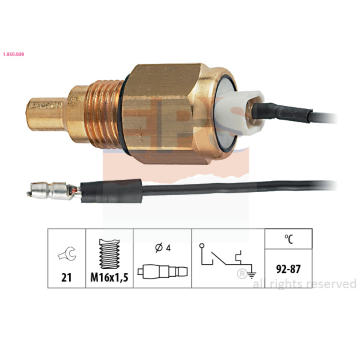 Teplotný spínač ventilátora chladenia EPS 1.850.039