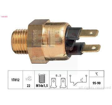 Teplotní spínač, větrák chladiče EPS 1.850.064